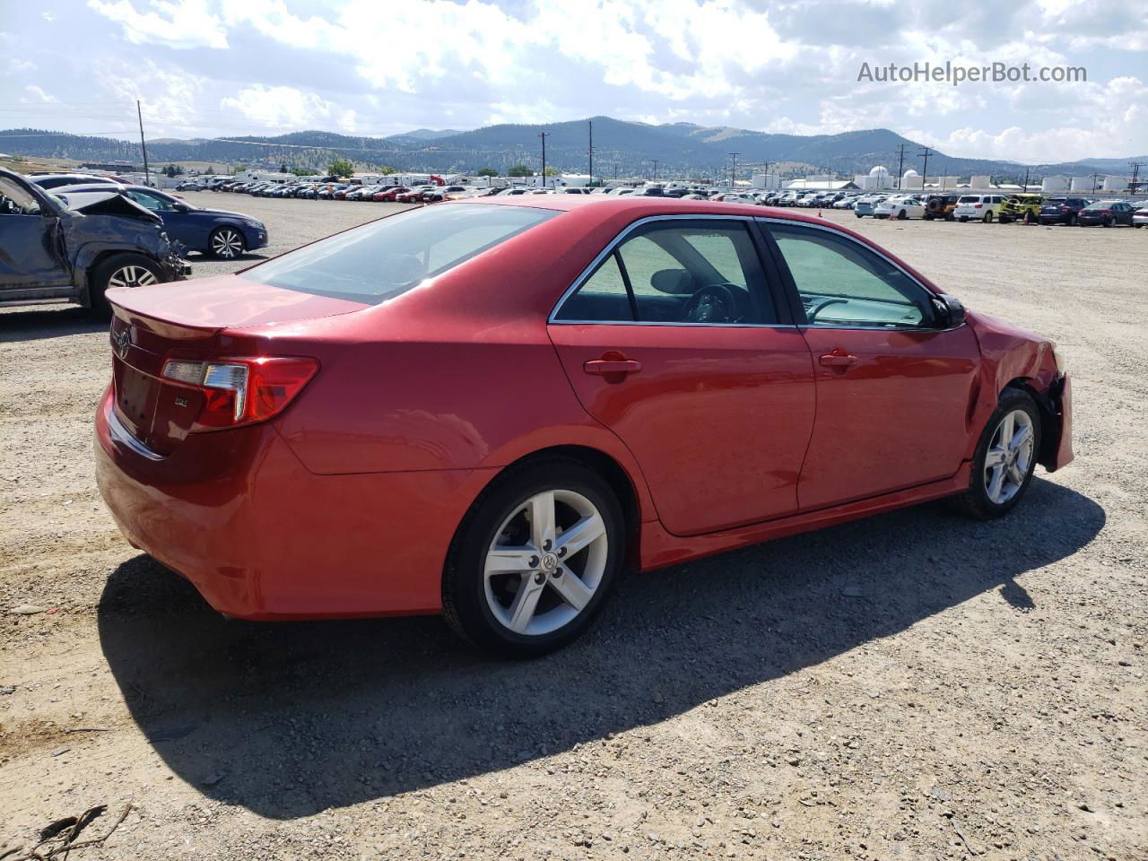2012 Toyota Camry Base Red vin: 4T1BF1FK7CU631035