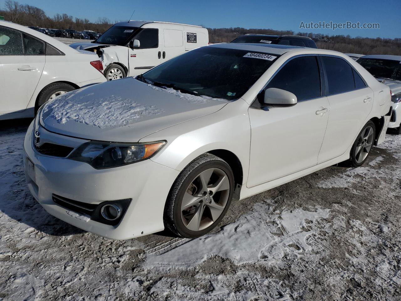 2012 Toyota Camry Base White vin: 4T1BF1FK7CU635151