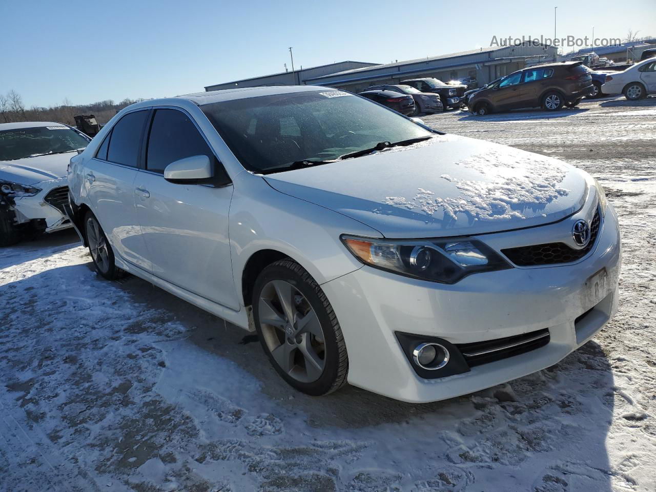 2012 Toyota Camry Base White vin: 4T1BF1FK7CU635151