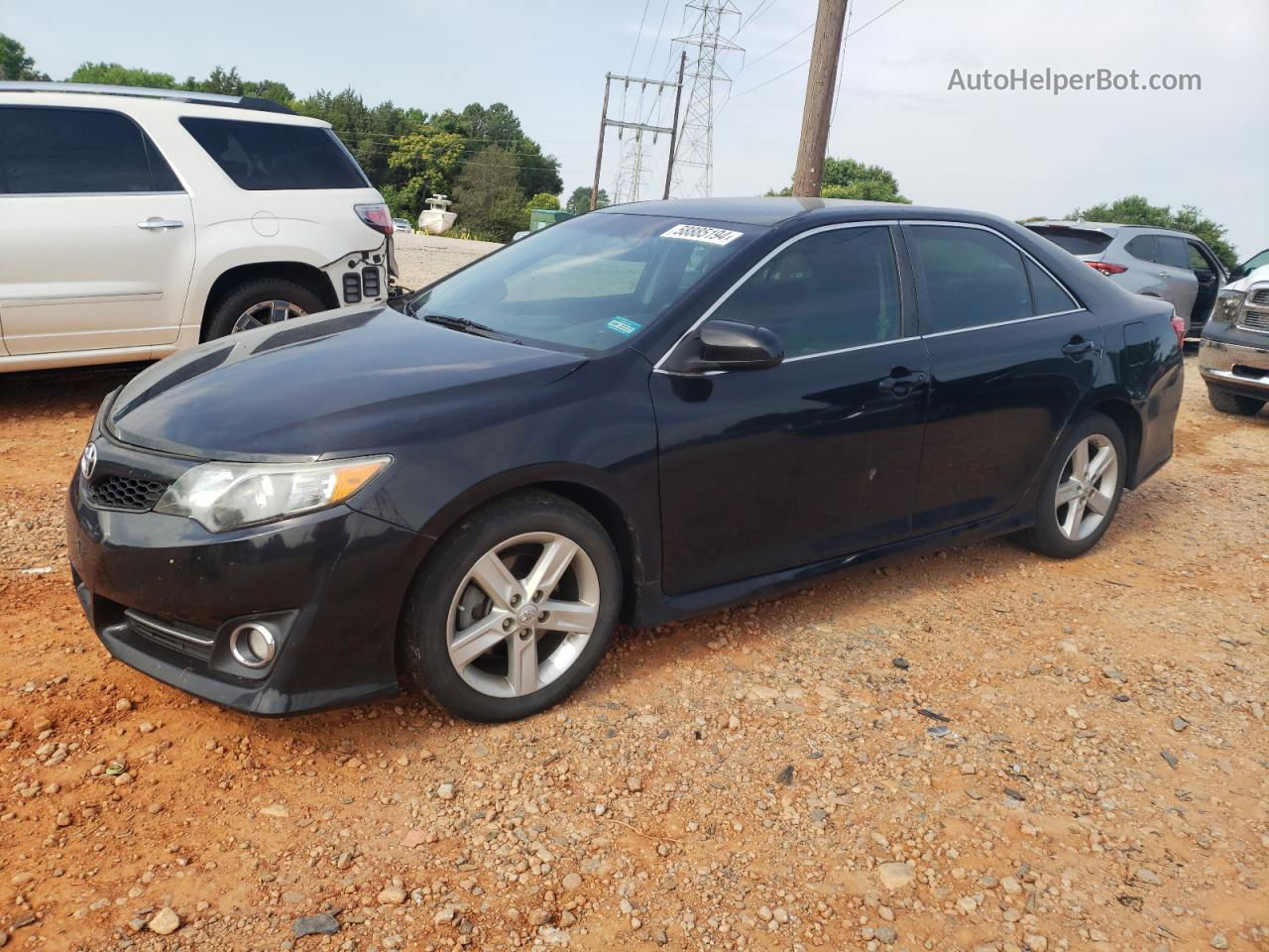 2013 Toyota Camry L Black vin: 4T1BF1FK7DU255499