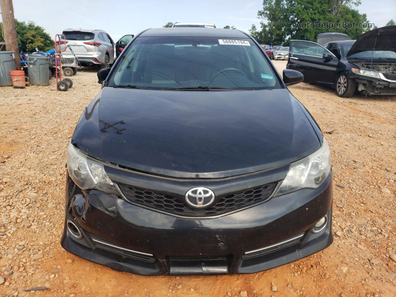 2013 Toyota Camry L Black vin: 4T1BF1FK7DU255499