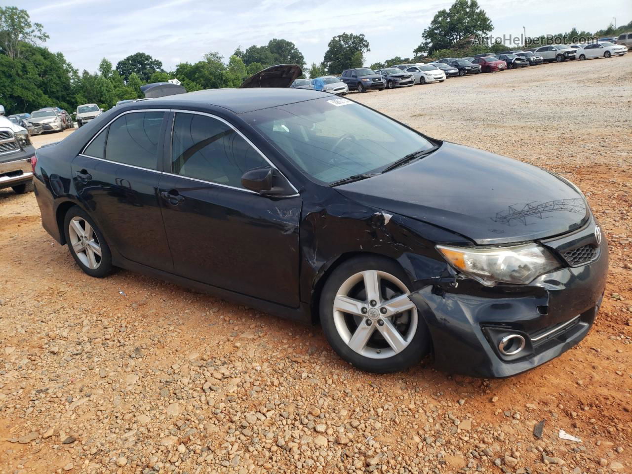 2013 Toyota Camry L Black vin: 4T1BF1FK7DU255499