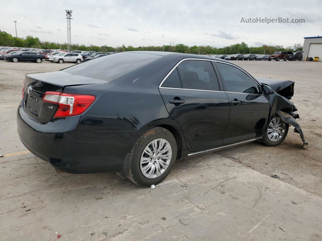 2013 Toyota Camry L Black vin: 4T1BF1FK7DU283674