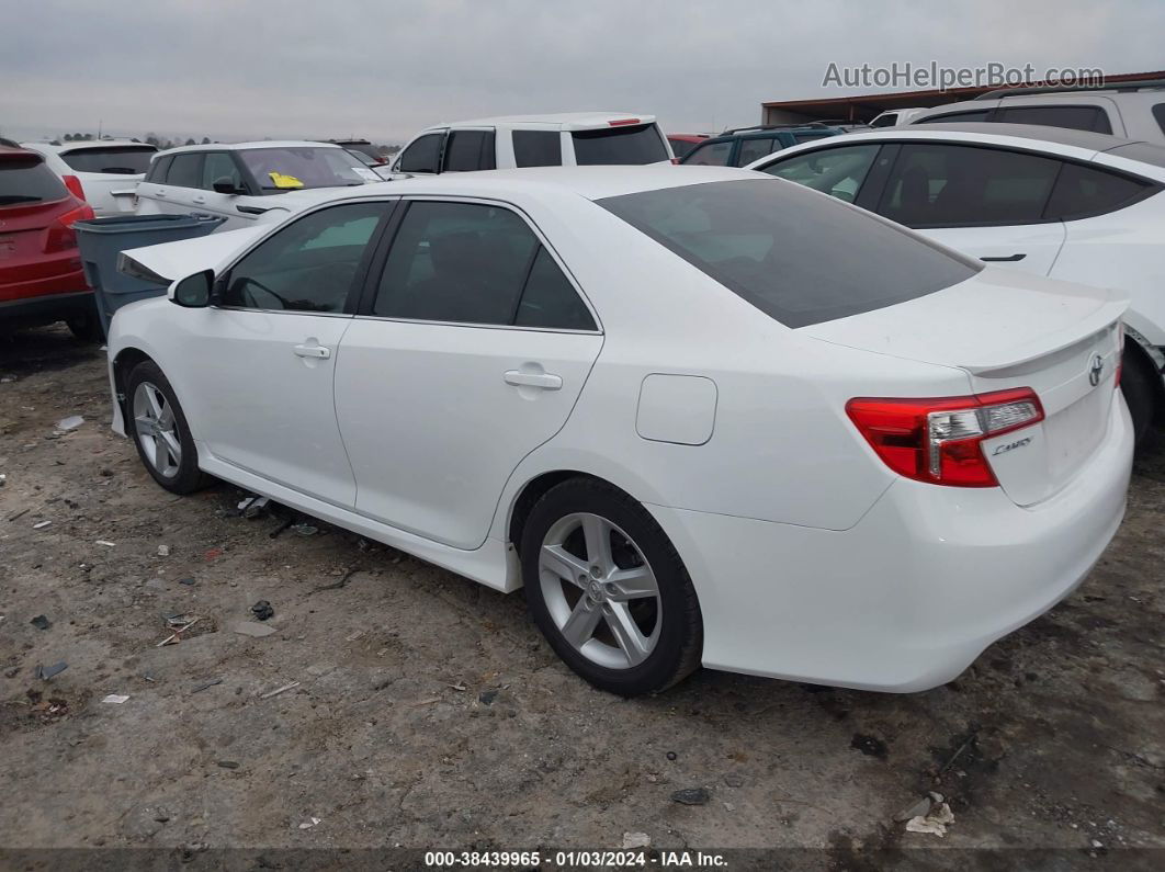 2014 Toyota Camry Se White vin: 4T1BF1FK7EU339596