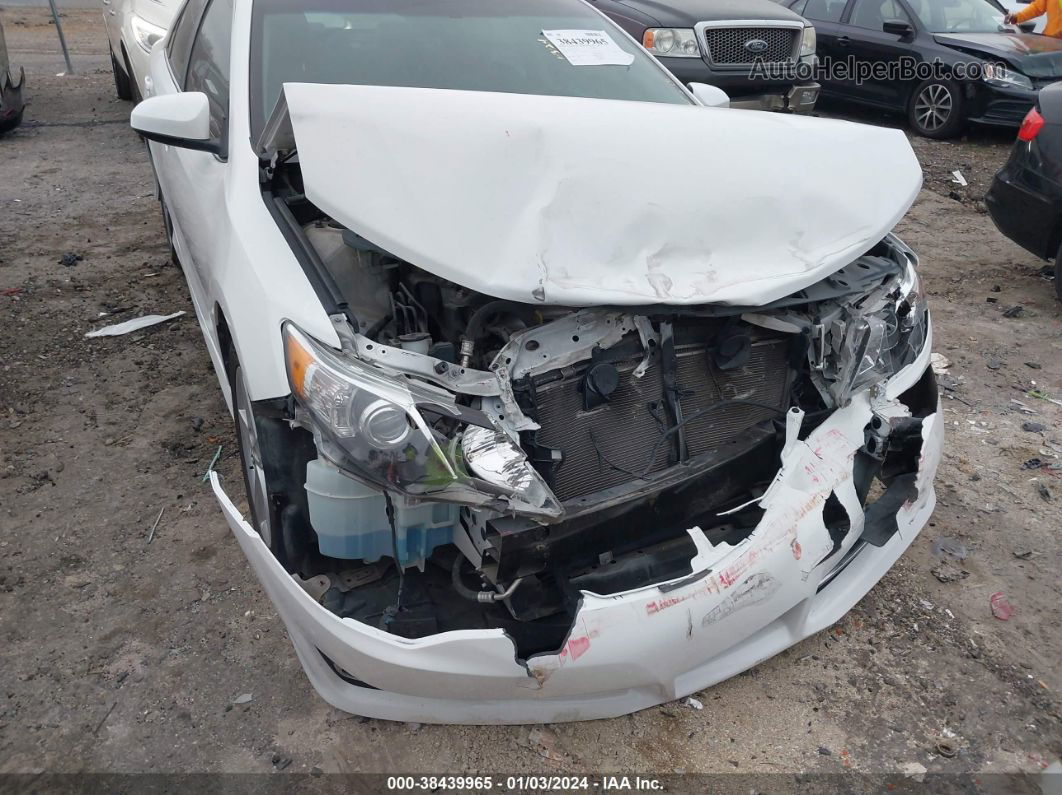 2014 Toyota Camry Se White vin: 4T1BF1FK7EU339596