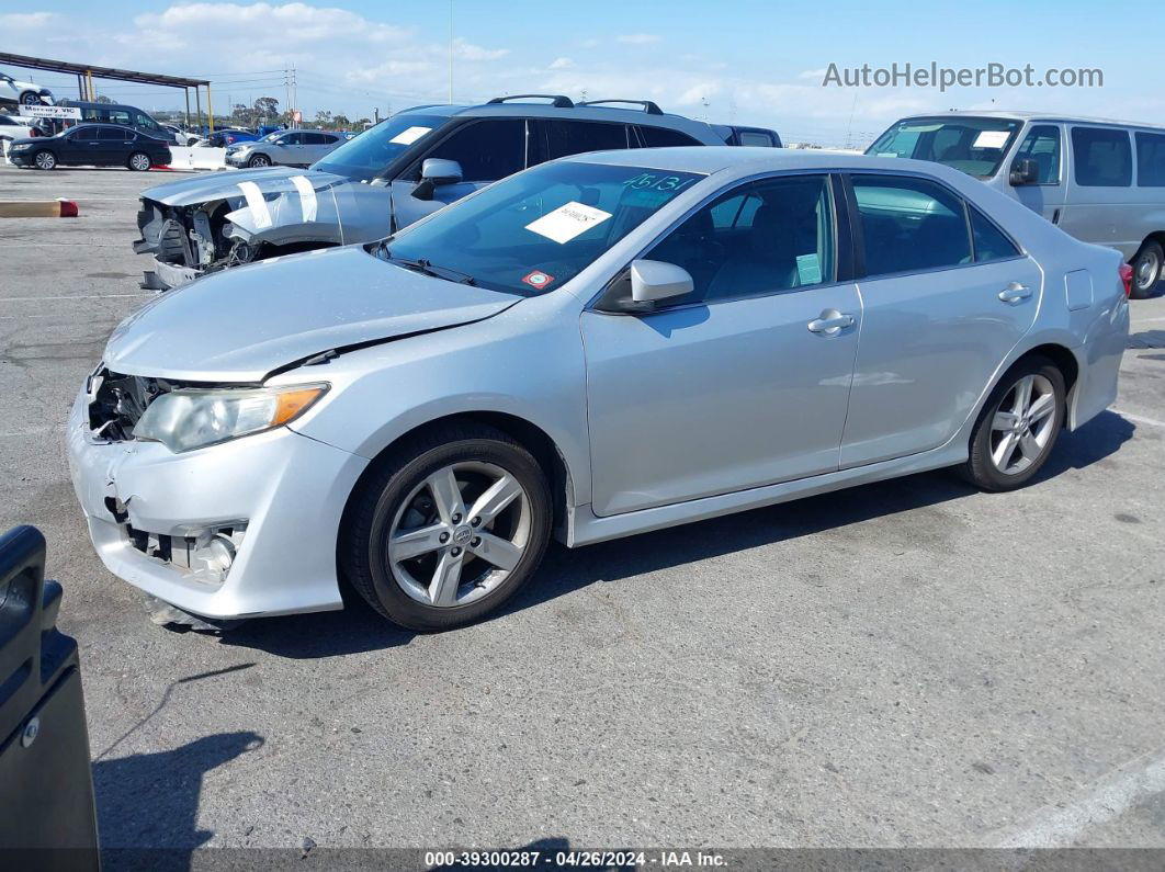 2014 Toyota Camry Se Silver vin: 4T1BF1FK7EU441903