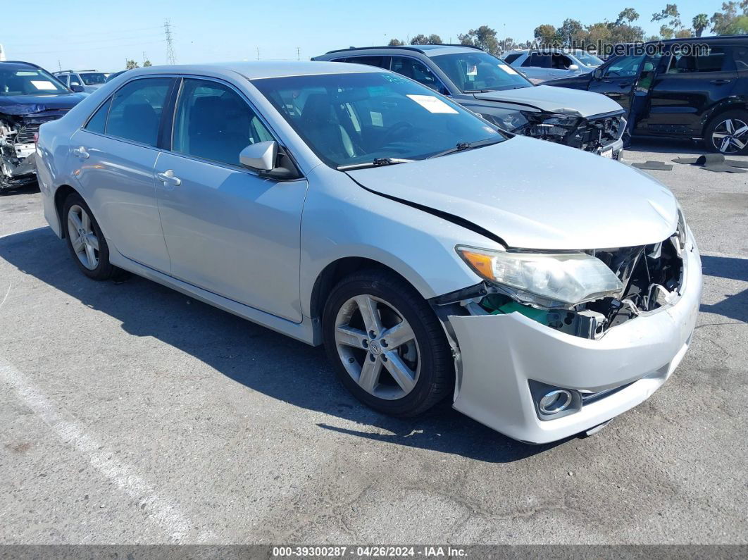 2014 Toyota Camry Se Silver vin: 4T1BF1FK7EU441903