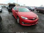 2014 Toyota Camry Se Red vin: 4T1BF1FK7EU731249