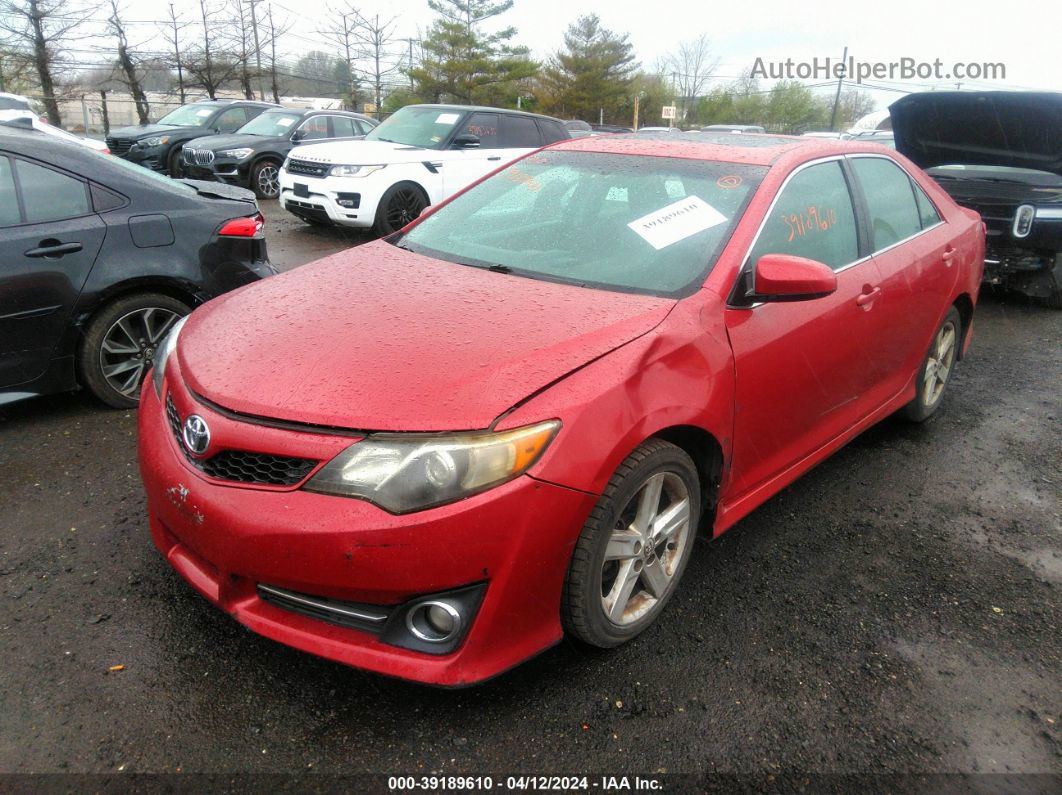 2014 Toyota Camry Se Красный vin: 4T1BF1FK7EU731249