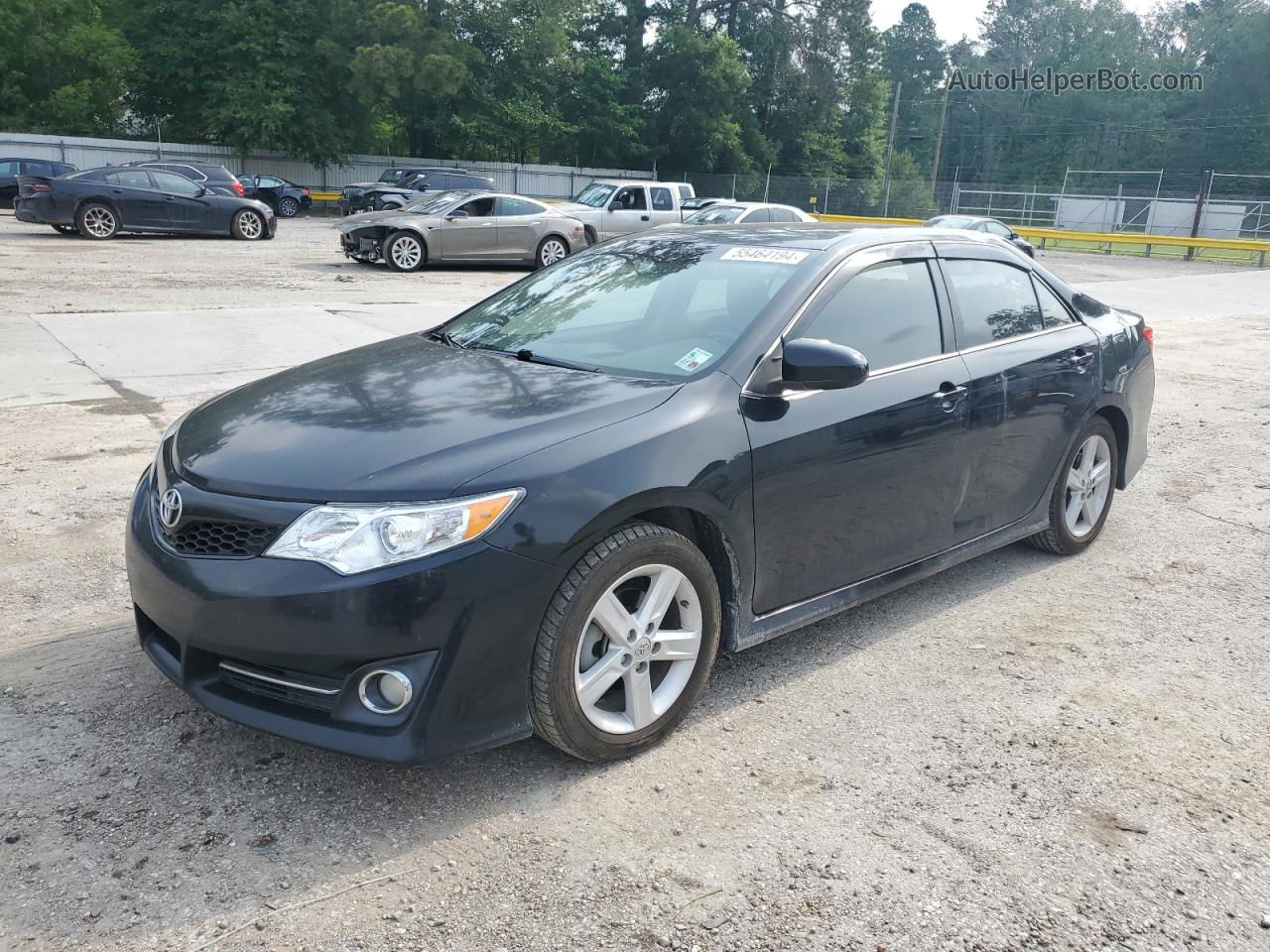 2014 Toyota Camry L Black vin: 4T1BF1FK7EU756961