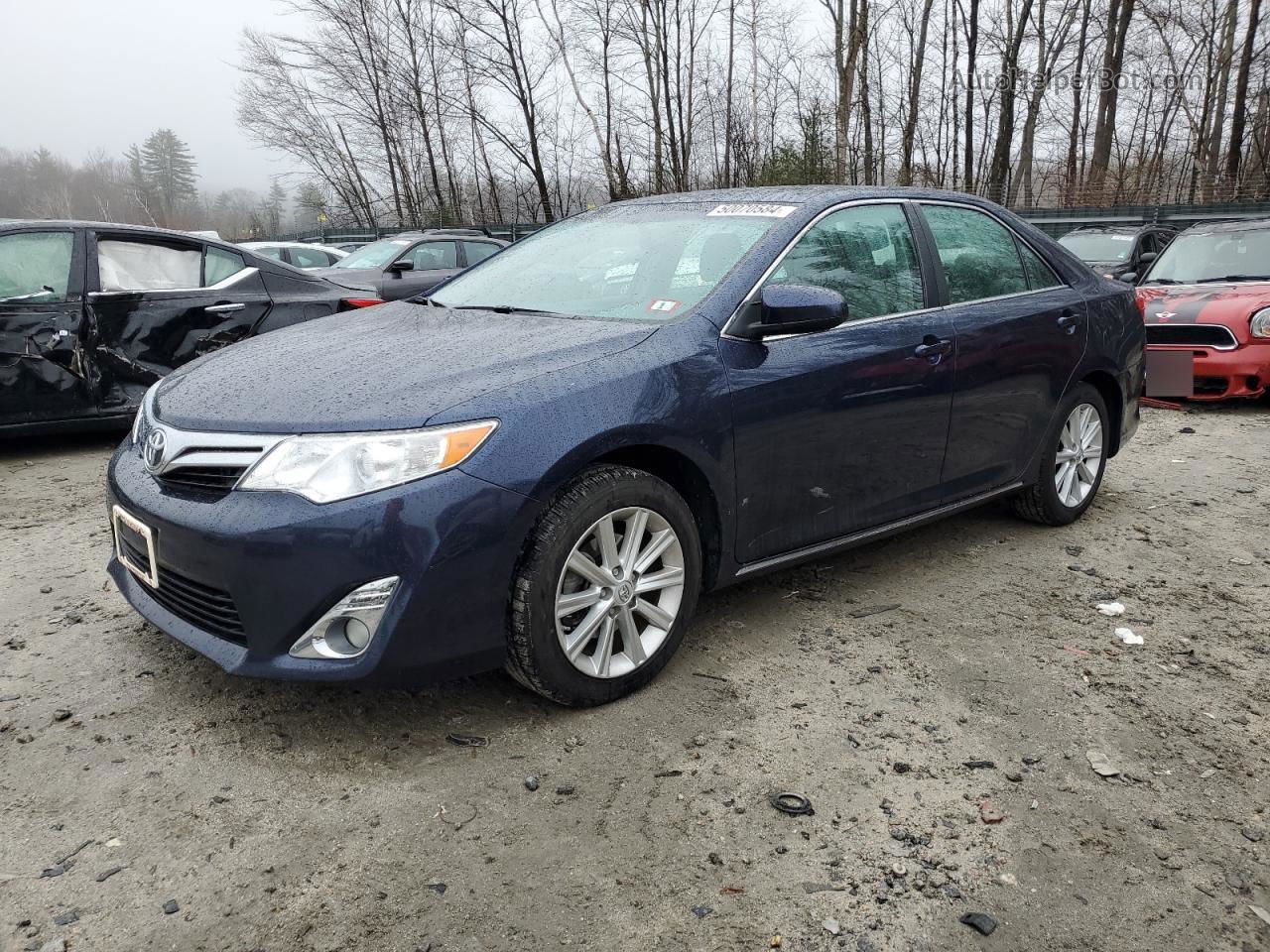 2014 Toyota Camry L Blue vin: 4T1BF1FK7EU780967