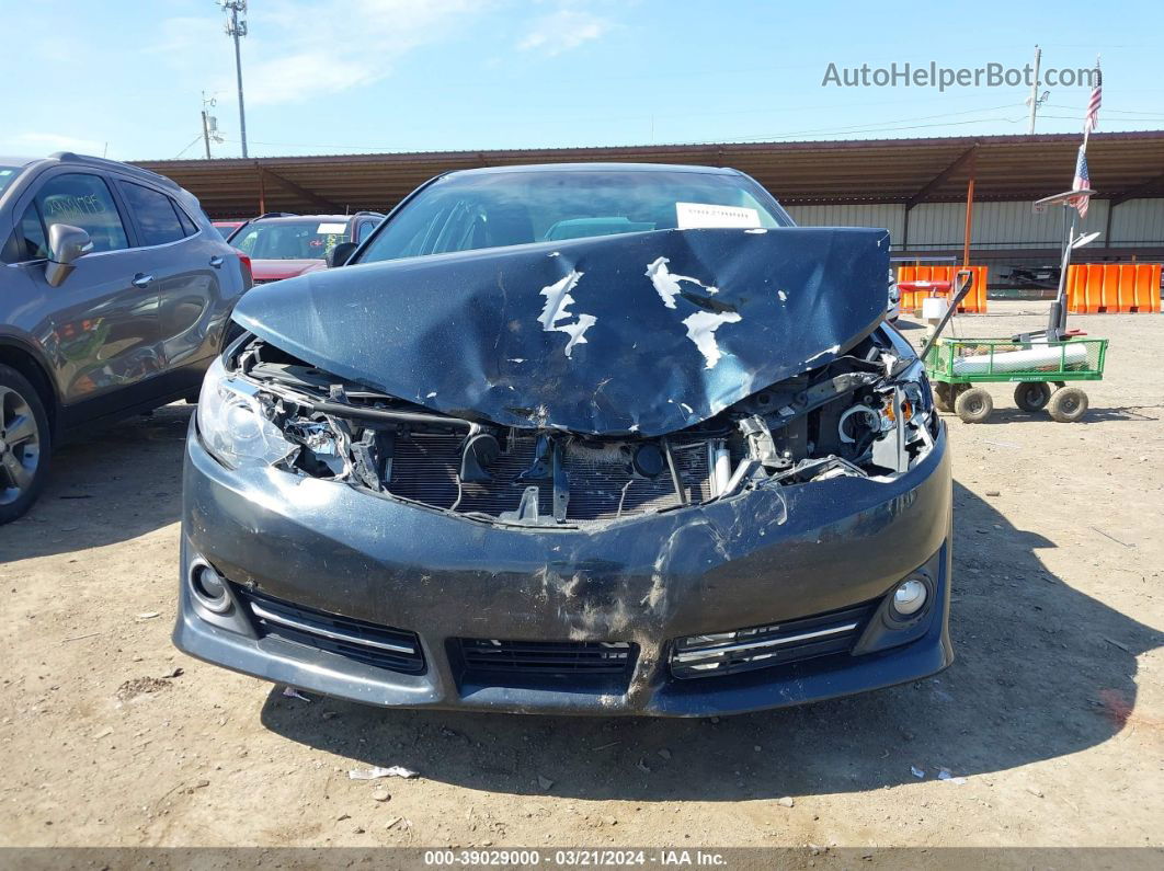 2014 Toyota Camry Se Black vin: 4T1BF1FK7EU829357