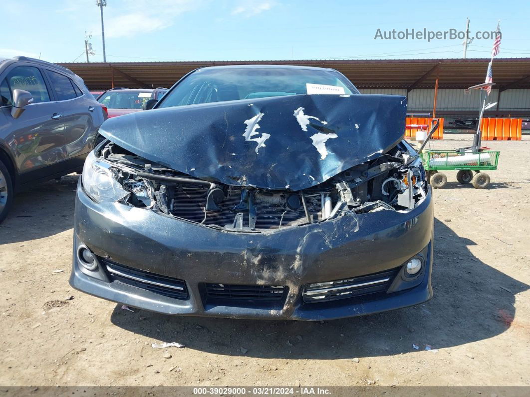 2014 Toyota Camry Se Black vin: 4T1BF1FK7EU829357