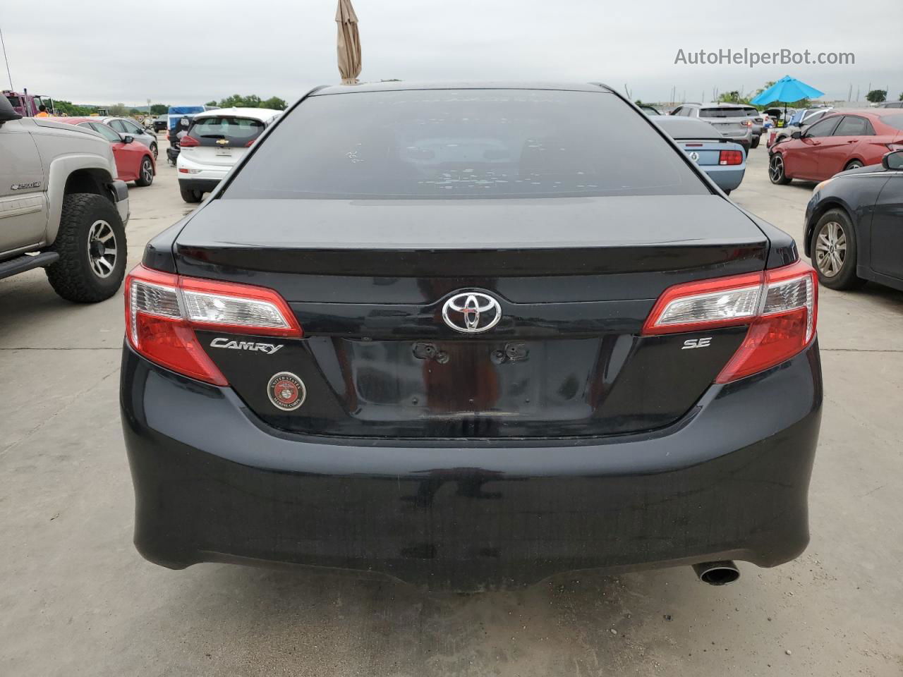 2014 Toyota Camry L Black vin: 4T1BF1FK7EU858096