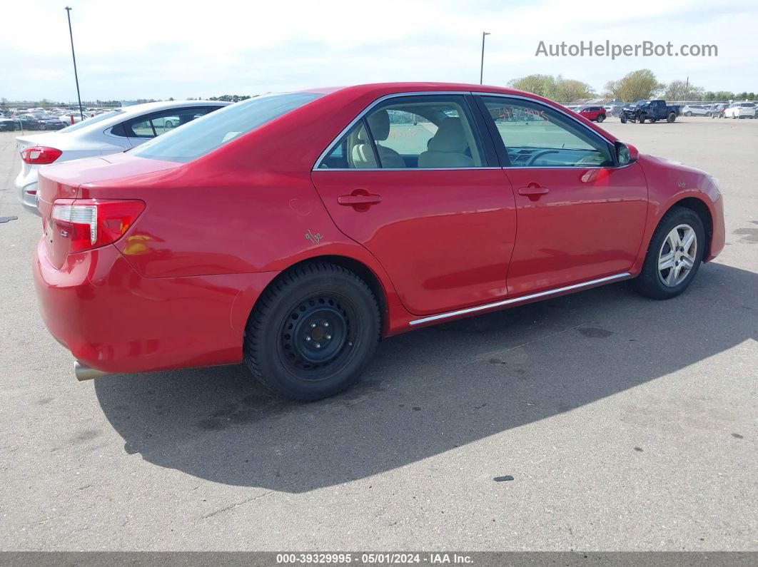 2014 Toyota Camry Le Красный vin: 4T1BF1FK7EU866103