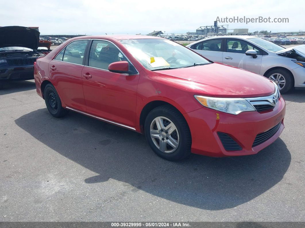 2014 Toyota Camry Le Red vin: 4T1BF1FK7EU866103