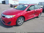 2014 Toyota Camry Le Red vin: 4T1BF1FK7EU866103