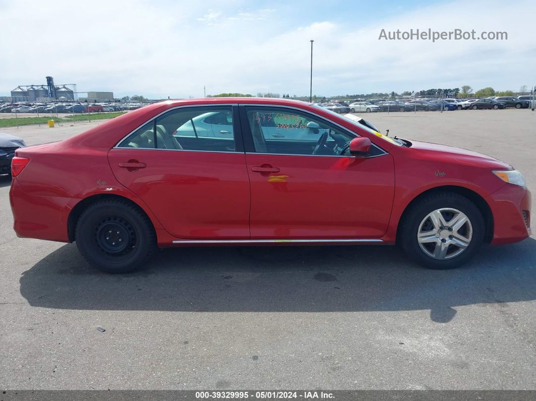 2014 Toyota Camry Le Red vin: 4T1BF1FK7EU866103