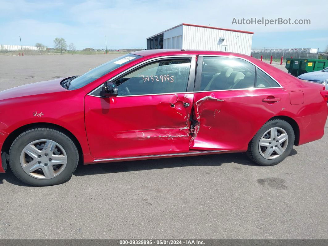 2014 Toyota Camry Le Red vin: 4T1BF1FK7EU866103