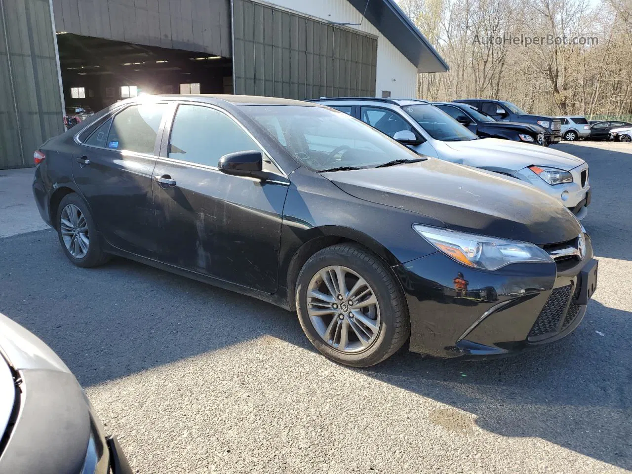 2016 Toyota Camry Le Черный vin: 4T1BF1FK7GU119121