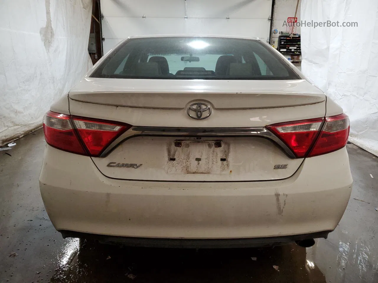 2016 Toyota Camry Le Белый vin: 4T1BF1FK7GU133388