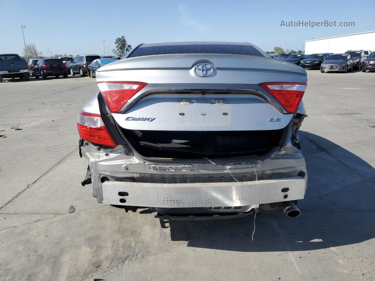 2016 Toyota Camry Le Silver vin: 4T1BF1FK7GU141135