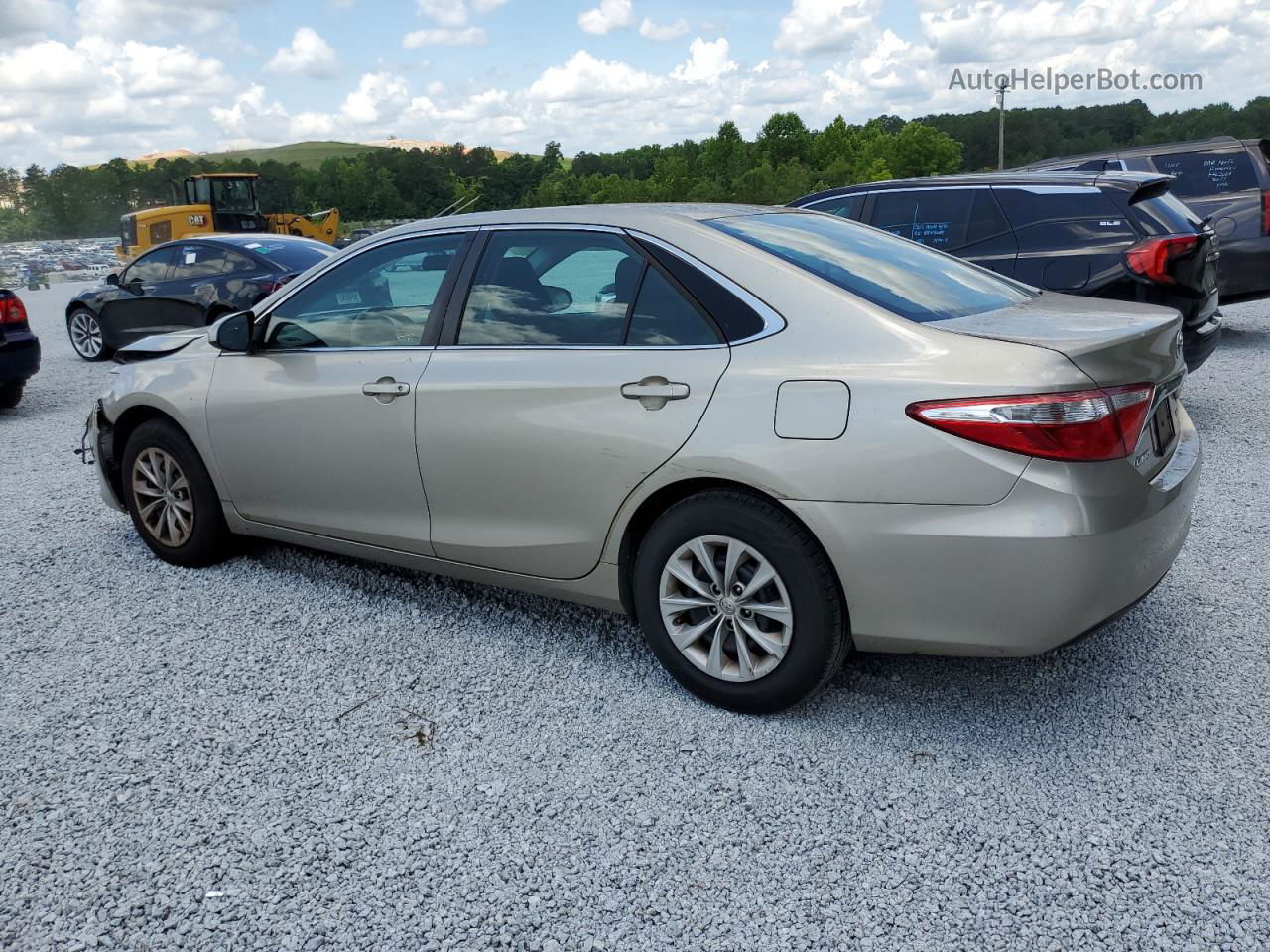 2016 Toyota Camry Le Бежевый vin: 4T1BF1FK7GU142964