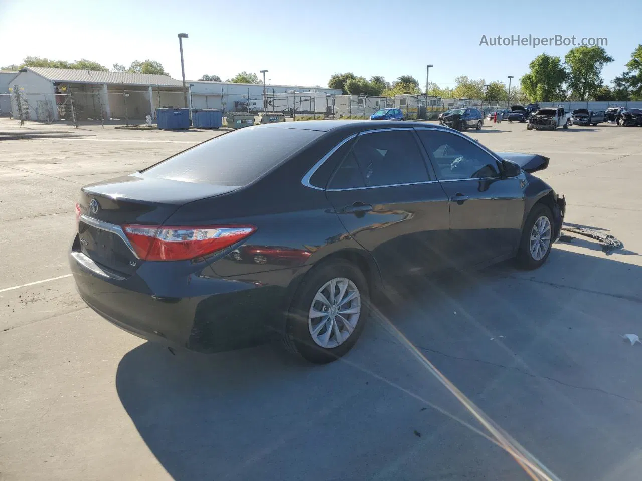 2016 Toyota Camry Le Black vin: 4T1BF1FK7GU147369