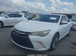 2016 Toyota Camry Se White vin: 4T1BF1FK7GU157884