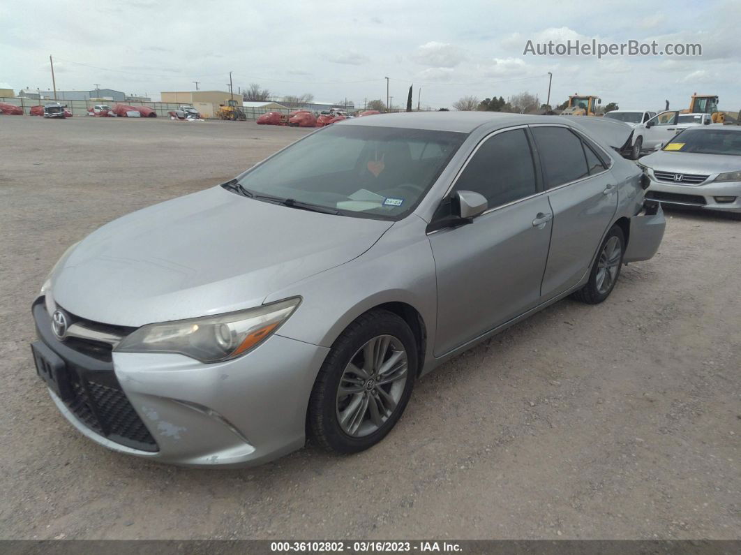 2016 Toyota Camry Se Silver vin: 4T1BF1FK7GU177147