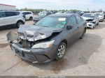 2016 Toyota Camry Le Серый vin: 4T1BF1FK7GU244295