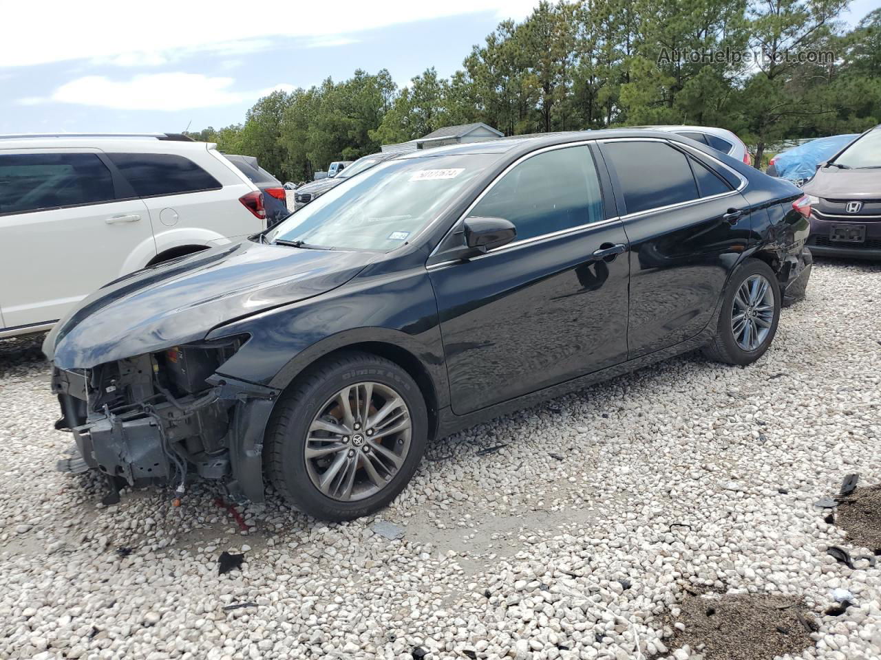 2016 Toyota Camry Le Black vin: 4T1BF1FK7GU245852