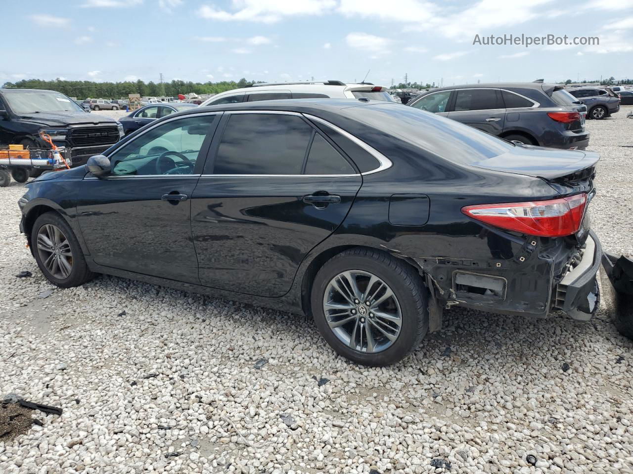 2016 Toyota Camry Le Черный vin: 4T1BF1FK7GU245852