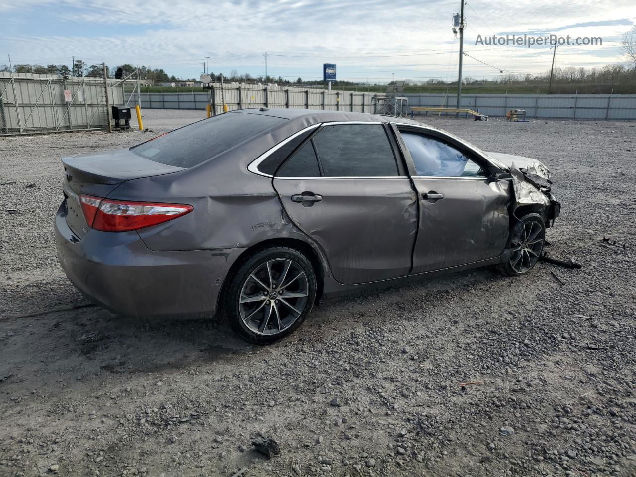 2016 Toyota Camry Le Gray vin: 4T1BF1FK7GU249948