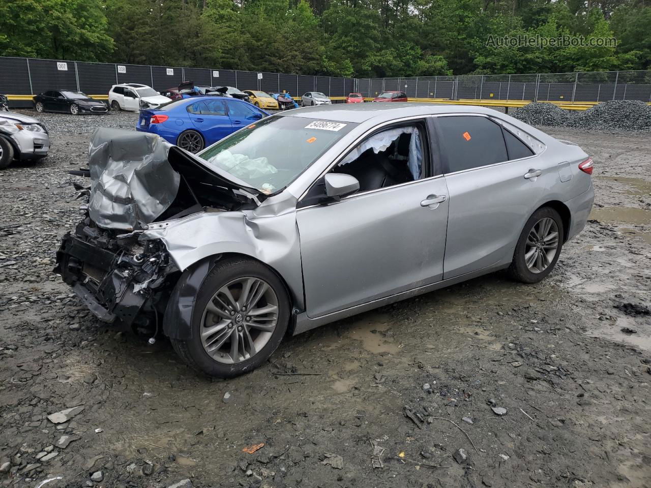 2016 Toyota Camry Le Silver vin: 4T1BF1FK7GU265521