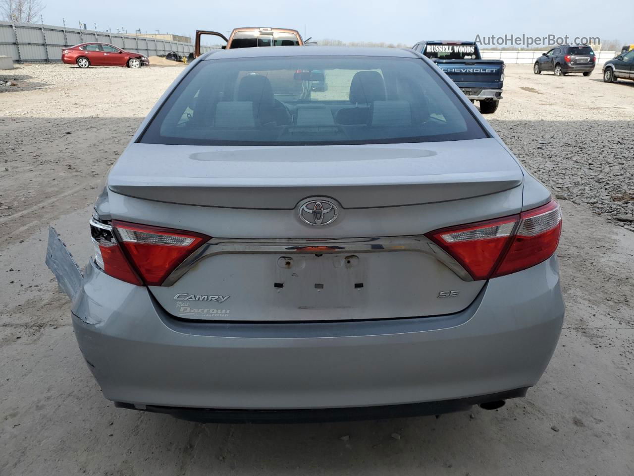 2016 Toyota Camry Le Silver vin: 4T1BF1FK7GU502556