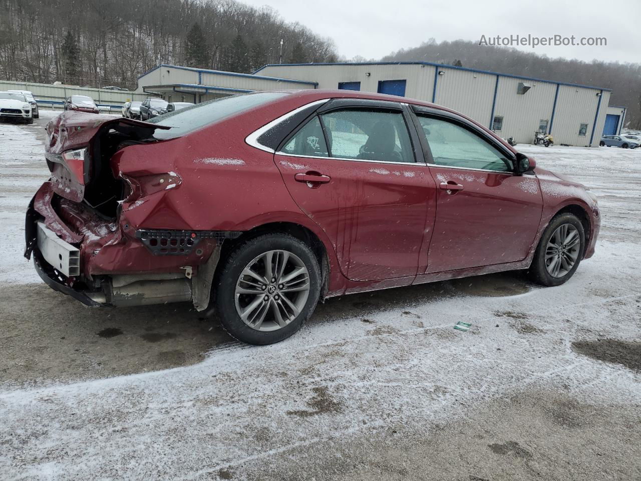 2016 Toyota Camry Le Red vin: 4T1BF1FK7GU503934