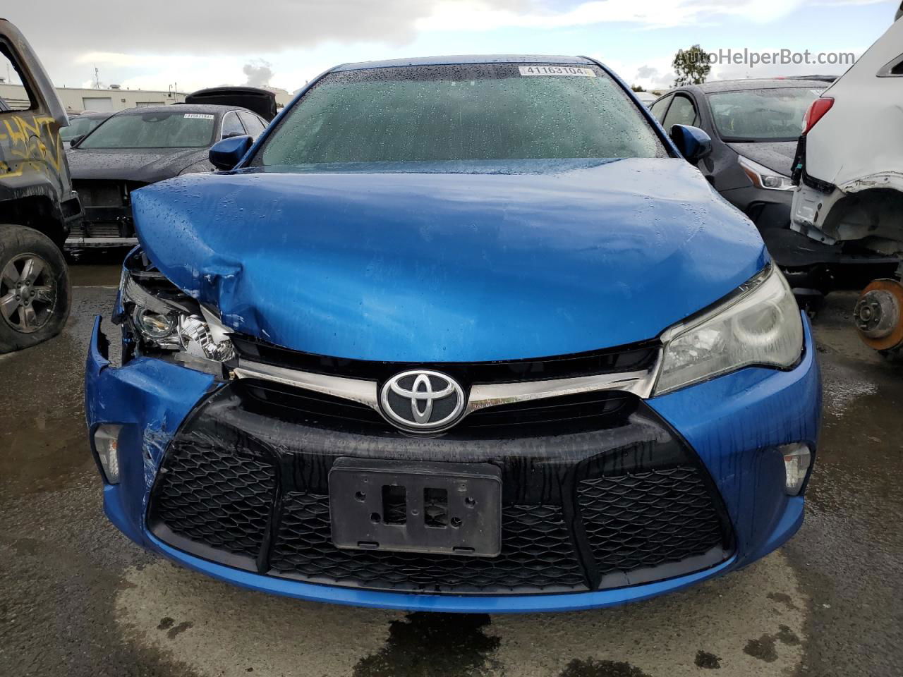 2016 Toyota Camry Le Blue vin: 4T1BF1FK7GU514089