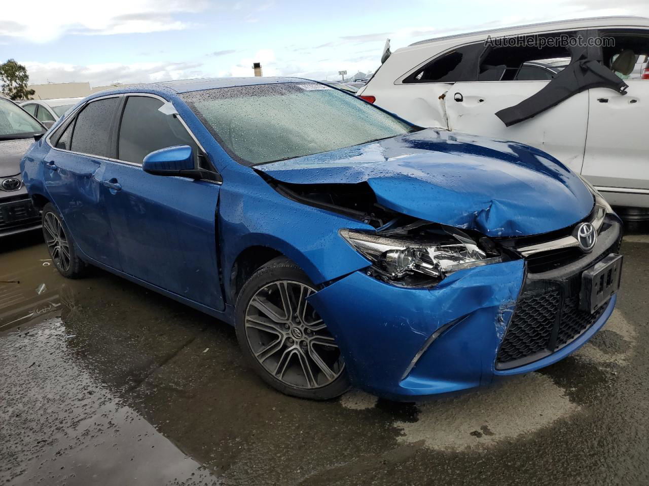 2016 Toyota Camry Le Blue vin: 4T1BF1FK7GU514089