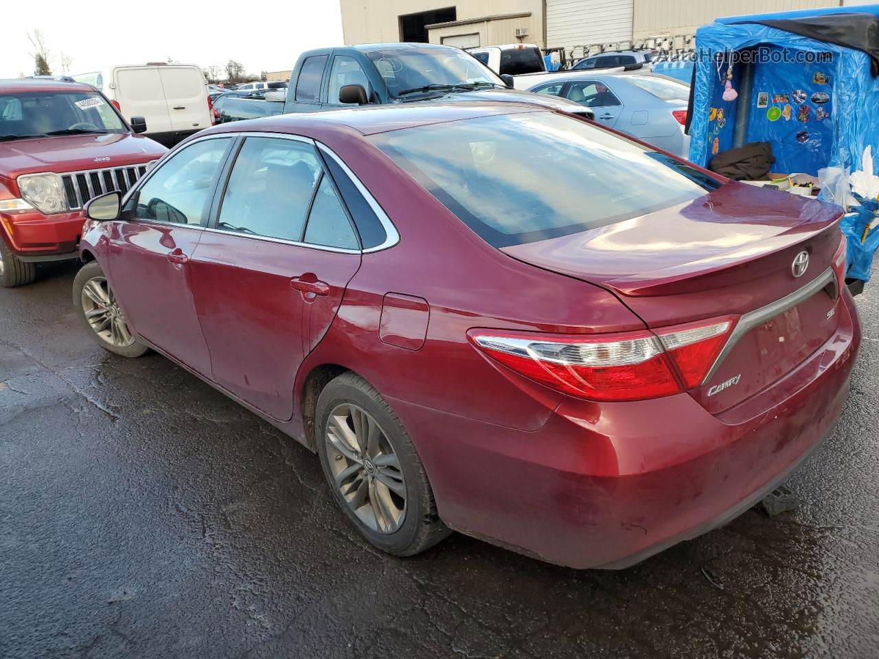 2016 Toyota Camry Le Red vin: 4T1BF1FK7GU529739