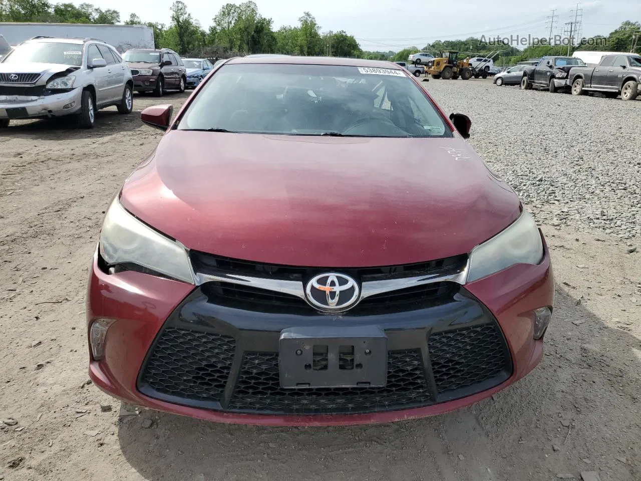 2016 Toyota Camry Le Red vin: 4T1BF1FK7GU537274