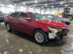 2016 Toyota Camry Le Red vin: 4T1BF1FK7GU603855