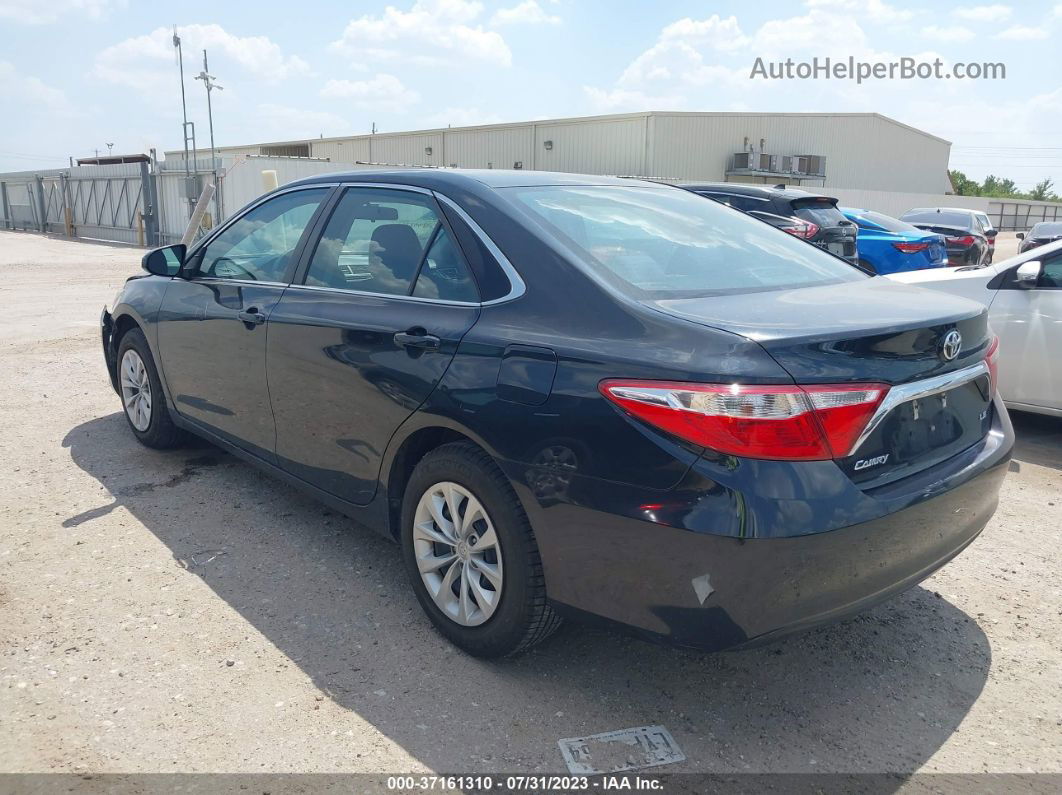 2016 Toyota Camry Le Black vin: 4T1BF1FK7GU614645