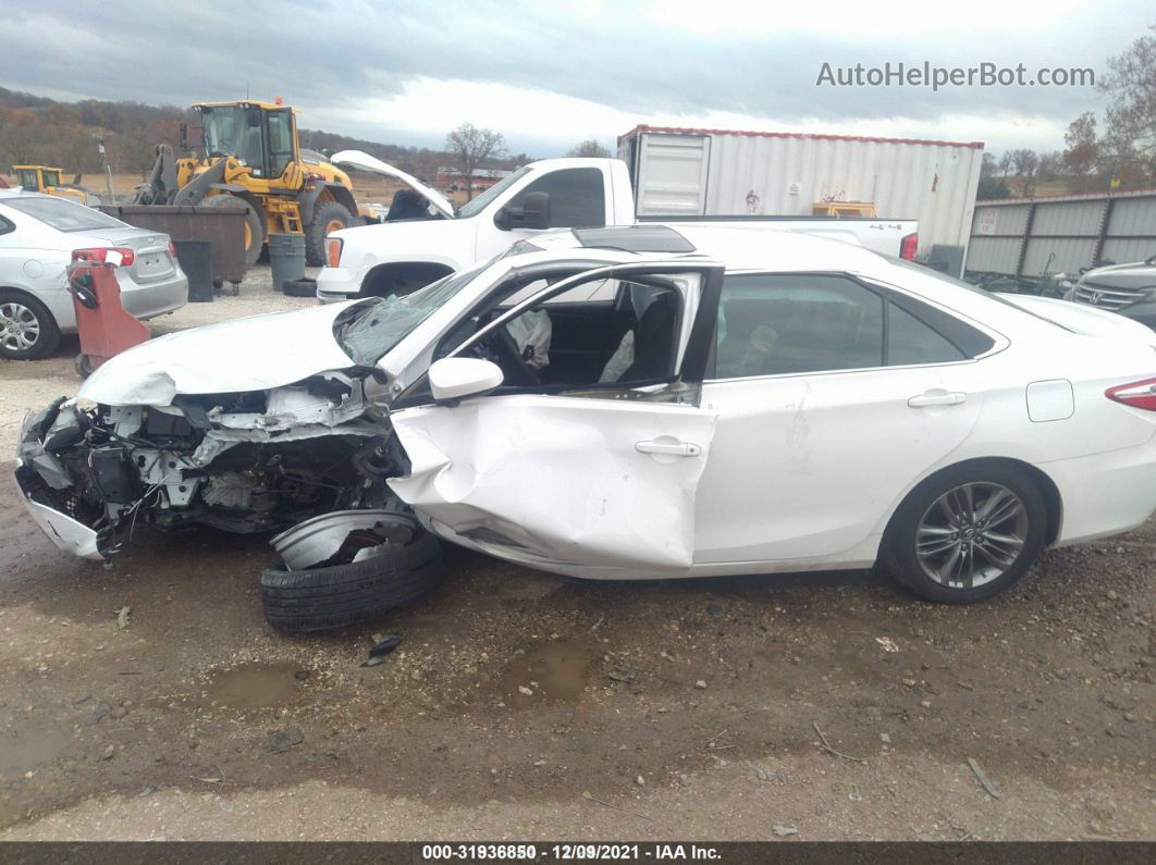 2017 Toyota Camry Se White vin: 4T1BF1FK7HU431974