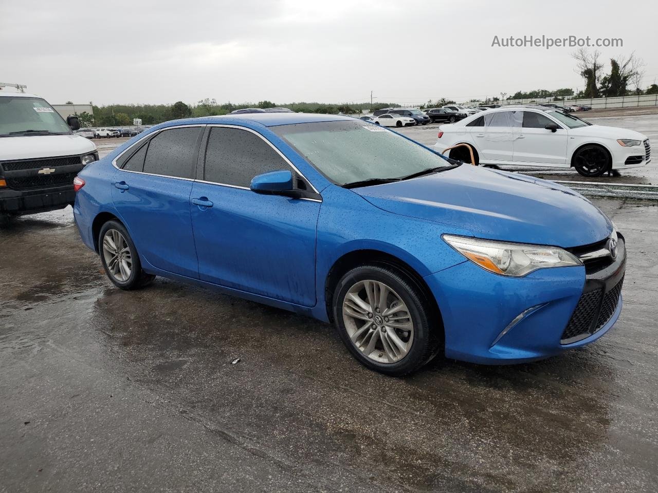 2017 Toyota Camry Le Blue vin: 4T1BF1FK7HU805869