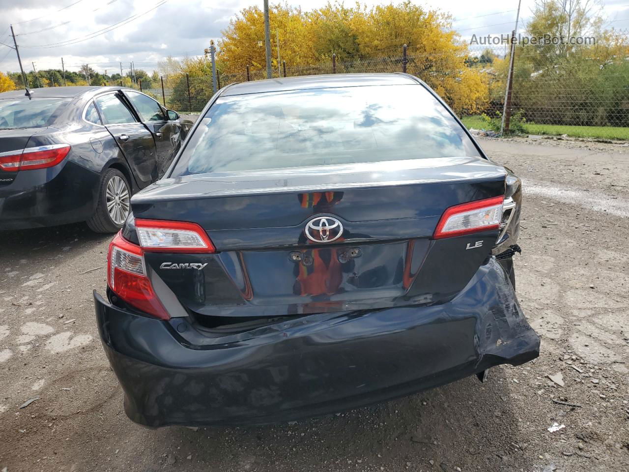 2012 Toyota Camry Base Black vin: 4T1BF1FK8CU004358