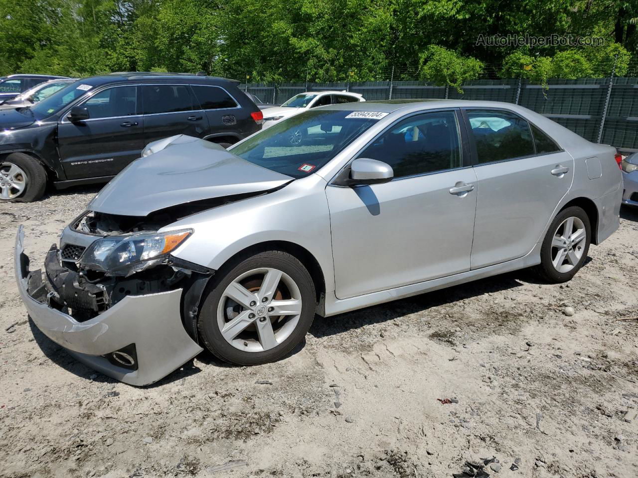 2012 Toyota Camry Base Silver vin: 4T1BF1FK8CU080257