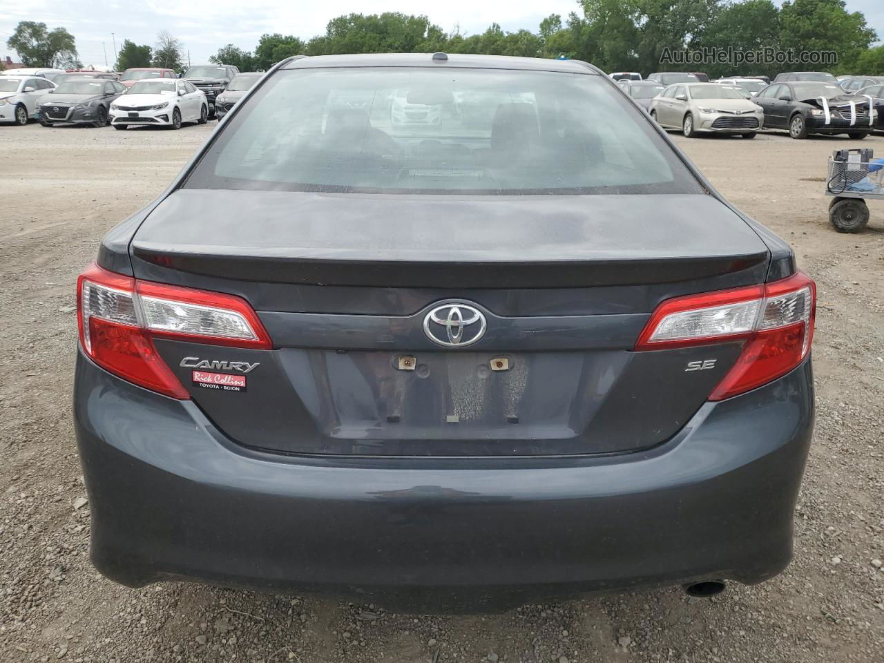 2012 Toyota Camry Base Charcoal vin: 4T1BF1FK8CU099164