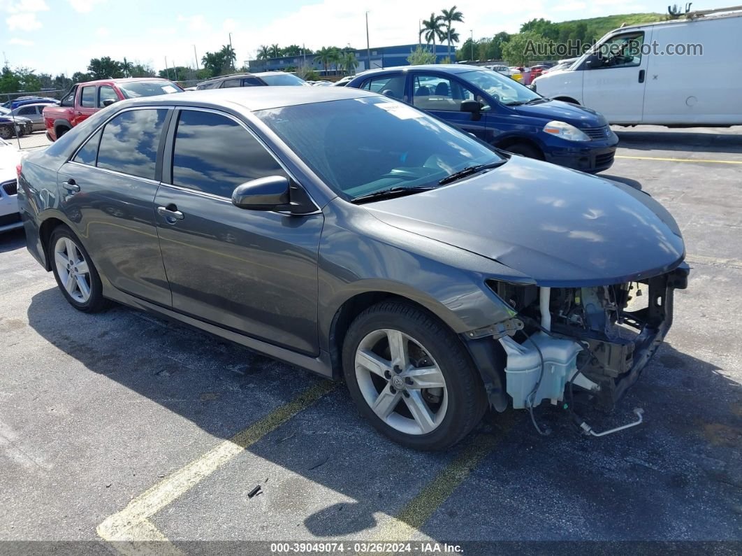 2012 Toyota Camry Se Gray vin: 4T1BF1FK8CU111717