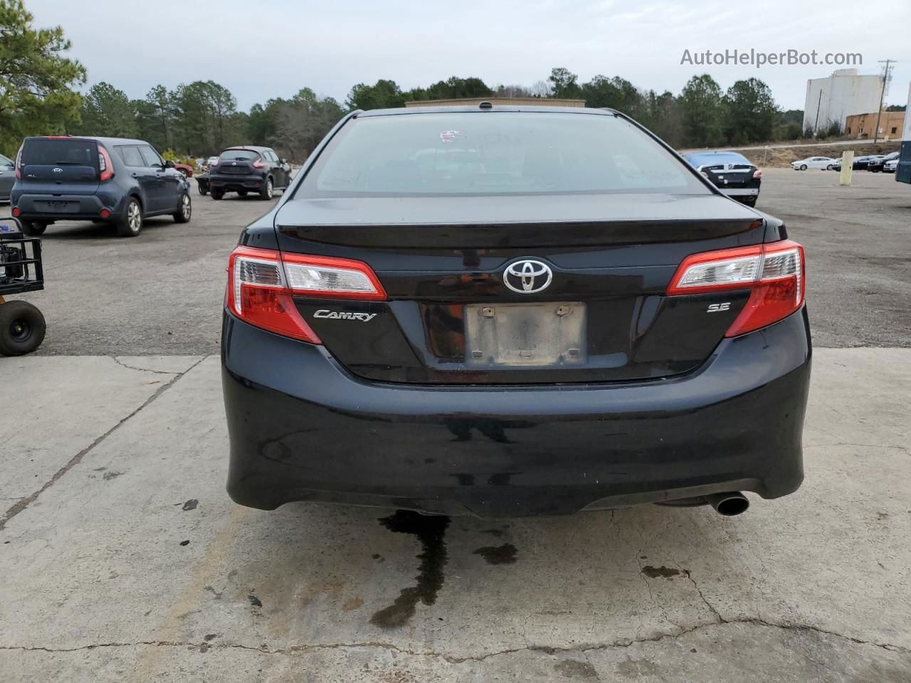 2012 Toyota Camry Base Black vin: 4T1BF1FK8CU123544